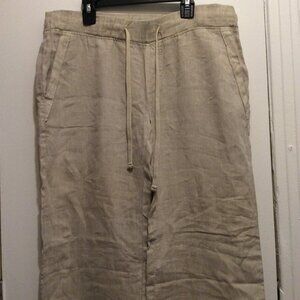 James Perse 100% Linen Pull-On Pants fits like sz 4